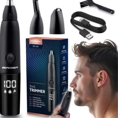 Trymer do nosa i uszu Berdsen BD-269 czarna