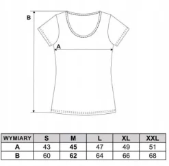T-Shirt Damski Koszulka Klasyk Bawełna MORAJ L