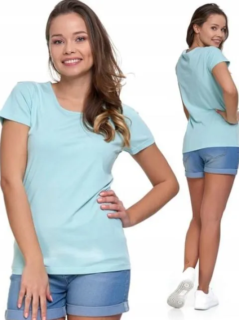 T-Shirt Damski Koszulka Klasyk Bawełna MORAJ L