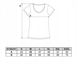 T-Shirt Damski Koszulka Klasyk Bawełna MORAJ XXL