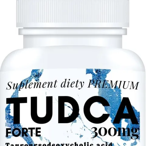 TUDCA FORTE 300 MG KWAS TAUROURSODEOKSYCHOLOWY WSPARCIE WĄTROBY DETOKS 60T