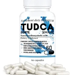 TUDCA FORTE 300 MG KWAS TAUROURSODEOKSYCHOLOWY WSPARCIE WĄTROBY DETOKS 60T