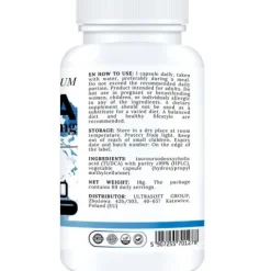 TUDCA FORTE 300 MG KWAS TAUROURSODEOKSYCHOLOWY WSPARCIE WĄTROBY DETOKS 60T