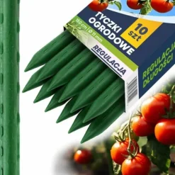 Tyczki do roślin 150 cm Plonos PL-940 zielone 10szt