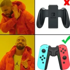 UCHWYT JOY-CON GRIP ŁADOWARKA DO NINTENDO SWITCH OLED PAD