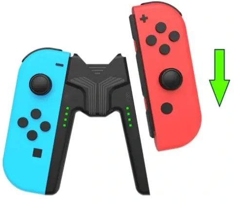 UCHWYT JOY-CON GRIP ŁADOWARKA DO NINTENDO SWITCH OLED PAD