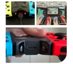 UCHWYT JOY-CON GRIP ŁADOWARKA DO NINTENDO SWITCH OLED PAD
