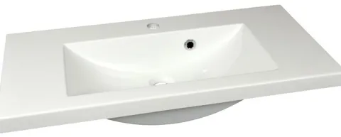 Umywalka Alte 80 Prostokątna z Powłoką NanoShine Wąska Duża 80x31 cm
