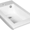 Umywalka Line 50 z Powłoką NanoShine 50x25 Cienki Rant Mała Toaleta WC