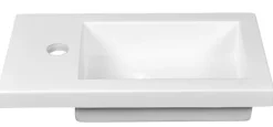 Umywalka Mini 40 Mała Prostokątna z Powłoką NanoShine 40x22 Toaleta WC