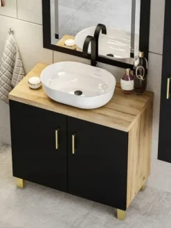 Umywalka nablatowa Blanco biała, owalna