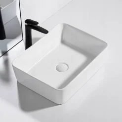 UMYWALKA NABLATOWA CERAMICZNA STAWIANA BIAŁA BLAT REBIKO