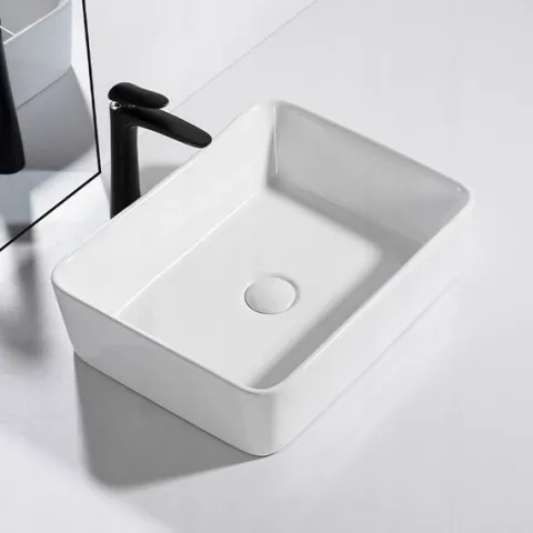 UMYWALKA NABLATOWA CERAMICZNA STAWIANA BIAŁA BLAT REBIKO
