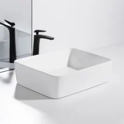 UMYWALKA NABLATOWA CERAMICZNA STAWIANA BIAŁA BLAT REBIKO