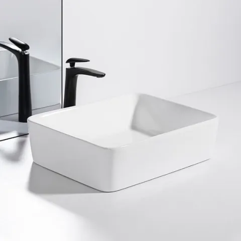 UMYWALKA NABLATOWA CERAMICZNA STAWIANA BIAŁA BLAT REBIKO