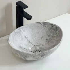 UMYWALKA NABLATOWA STAWIANA CERAMICZNA ELEGANCKA KAMIENNA