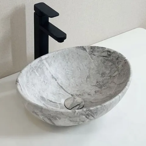 UMYWALKA NABLATOWA STAWIANA CERAMICZNA ELEGANCKA KAMIENNA