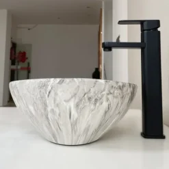 UMYWALKA NABLATOWA STAWIANA CERAMICZNA ELEGANCKA KAMIENNA
