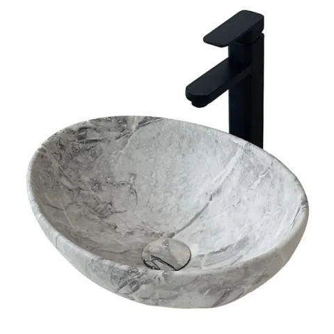 UMYWALKA NABLATOWA STAWIANA CERAMICZNA ELEGANCKA KAMIENNA