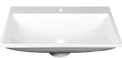Umywalka Slim Plus 50 z Powłoką NanoShine S-5040 Cienki Rant Mała