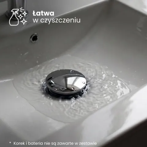 Umywalka Wpuszczana w Blat Ceramiczna Prostokątna 61 cm Biała Połysk NORDIS