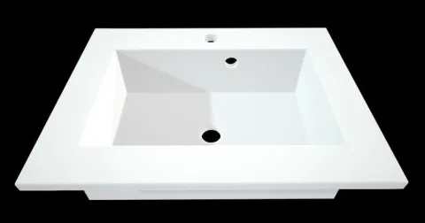 UMYWALKA 90x36 BIAŁA konglomerat naszafkowa