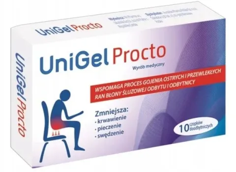 UniGel Procto, czopki, 10 sztuk