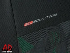 Uniwersalne pokrowce przód ELEGANCE 1+1 ZIELONE do Ford Escort
