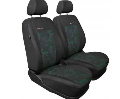 Uniwersalne pokrowce przód ELEGANCE 1+1 ZIELONE do Fiat Seicento