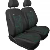Uniwersalne pokrowce przód ELEGANCE 1+1 ZIELONE Fiat Marea 1996-2002
