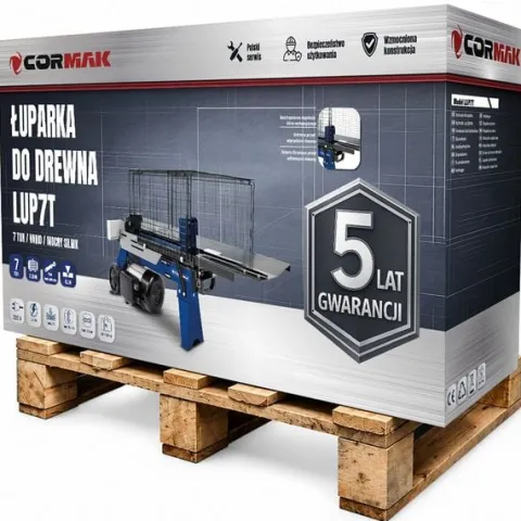 Łuparka do drewna pozioma 7 ton LUP7T 230V CORMAK