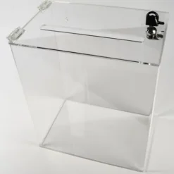 urna, skrzynka 30x20x35cm z plexi przeźroczystej zamykana na kluczyk