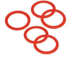 Uszczelka zaworu do wiadra do pojenia cieląt, 3 mm, czerwony, 5 szt., Kerbl