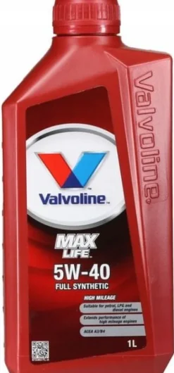 VALVOLINE MAXLIFE A3/B4 SN/CF 5W40 - 1L