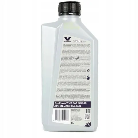 VALVOLINE 10W-40 4T SYNPOWER 1L