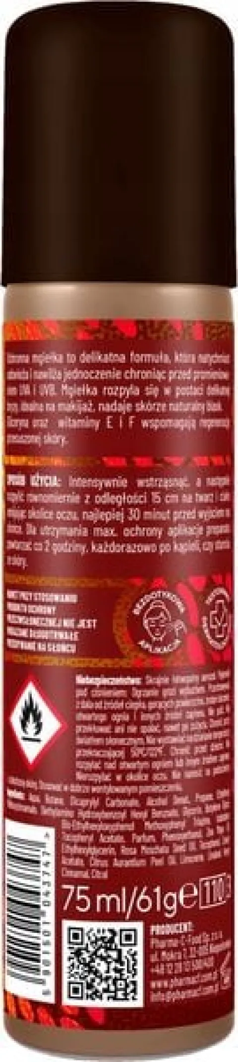 VENUS GOLDEN SUN MGIEŁKA DO TWARZY I CIAŁA OCHRONNA SPF 25 75 ML