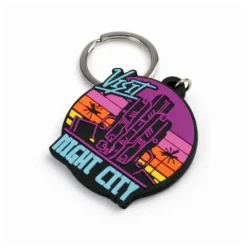 Visit Night City | 5 cm | Rubber | Brelok | Cyberpunk 2077