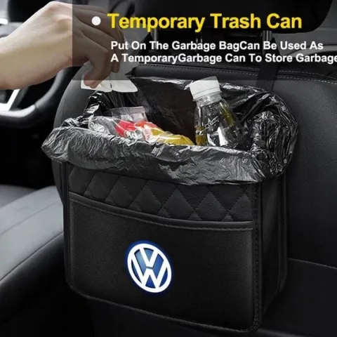 Volkswagen TORBA NA ZAGŁÓWEK VW wiszący ORGANIZER SAMOCHODOWY dla pasażera