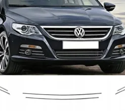 VW PASSAT CC - Listwy CHROM GRILL Zderzak Atrapa