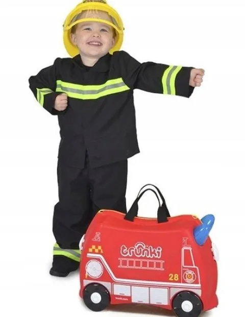 Walizka Jeżdząca Dziecięca Straż Pożarna 18L Trunki