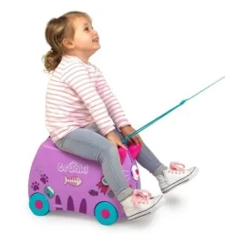 WALIZKA TRUNKI JEŻDŻĄCA WALIZECZKA - JEŹDZIK KOTEK