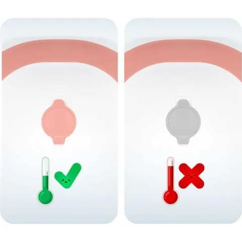 Wanienka składana dla dzieci, niemowląt ze stelażem, termometrem i wkładką Ricokids RK-287 biało-różowa