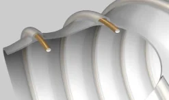 Wąż antystatyczny PUR SPIRO 110 mm poliuretan PROTAPE AS spiralny odciągowy