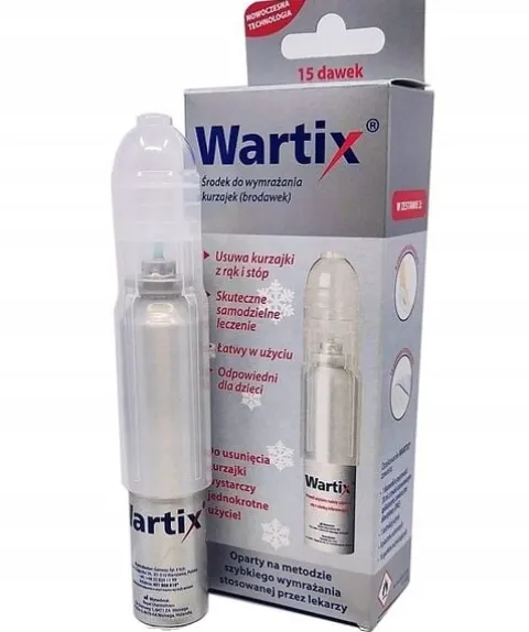 Wartix, aerozol do wymrażania kurzajek, 38 ml