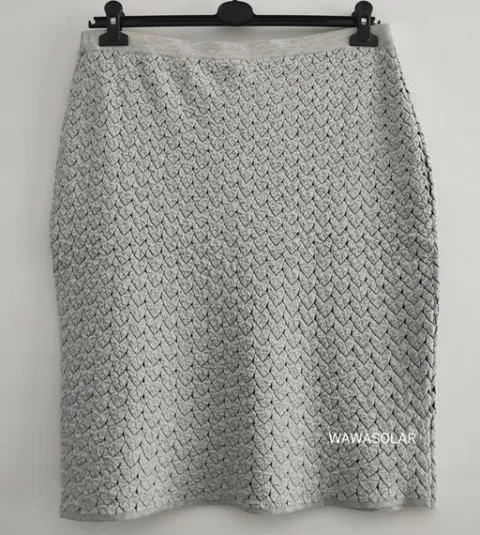 WAWASOLAR SPÓDNICA dzianina XL 42 XXL 44 WYPRZEDAŻ