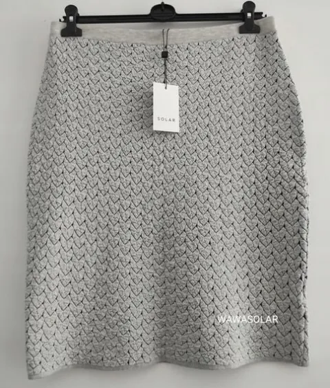 WAWASOLAR SPÓDNICA dzianina XL 42 XXL 44 WYPRZEDAŻ