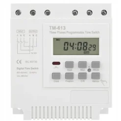 WŁĄCZNIK WYŁĄCZNIK CZASOWY TRÓJFAZOWY 380V TM-613 16A 50-60HZ