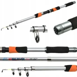 Wędka teleskopowa Miracle Fish BIG RIVER 210 cm WT: 20-80g 2,1 m