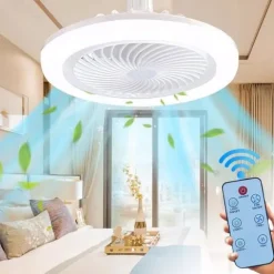WENTYLATOR SUFITOWY z Oświetleniem LED PLAFON Obrotowy 360 + Pilot