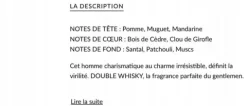WHISKY EDT MEN DOUBLE 100 ML